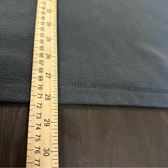 Eddie Bauer 1/4 Zip Long Sleeve Fleece Jacket Men’s Large Jade Green Gray - Picture 5 of 7